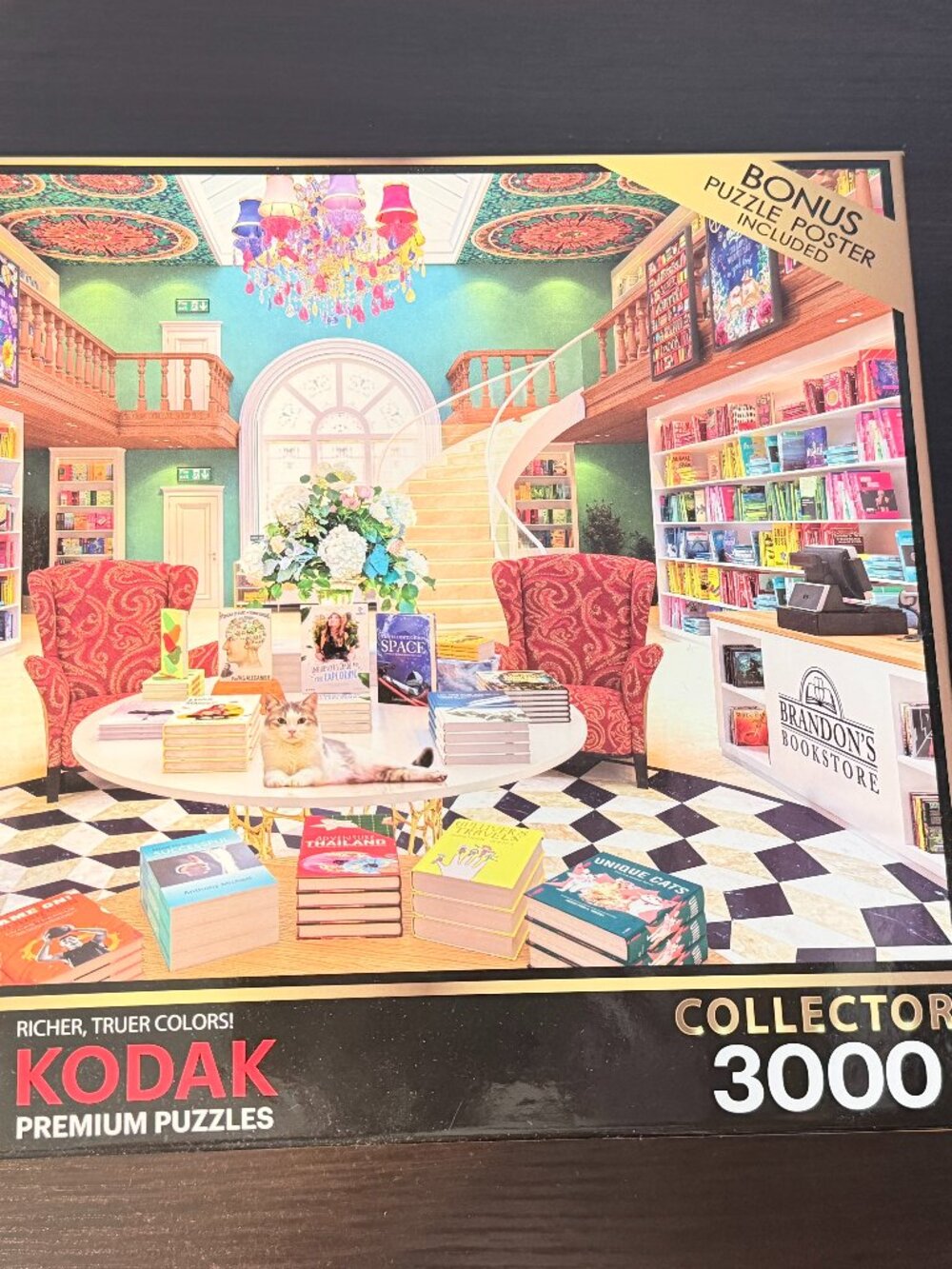 Kodak Premium Puzzles - Brandon's Bookstore - 3000 Piece Jigsaw Puzzle